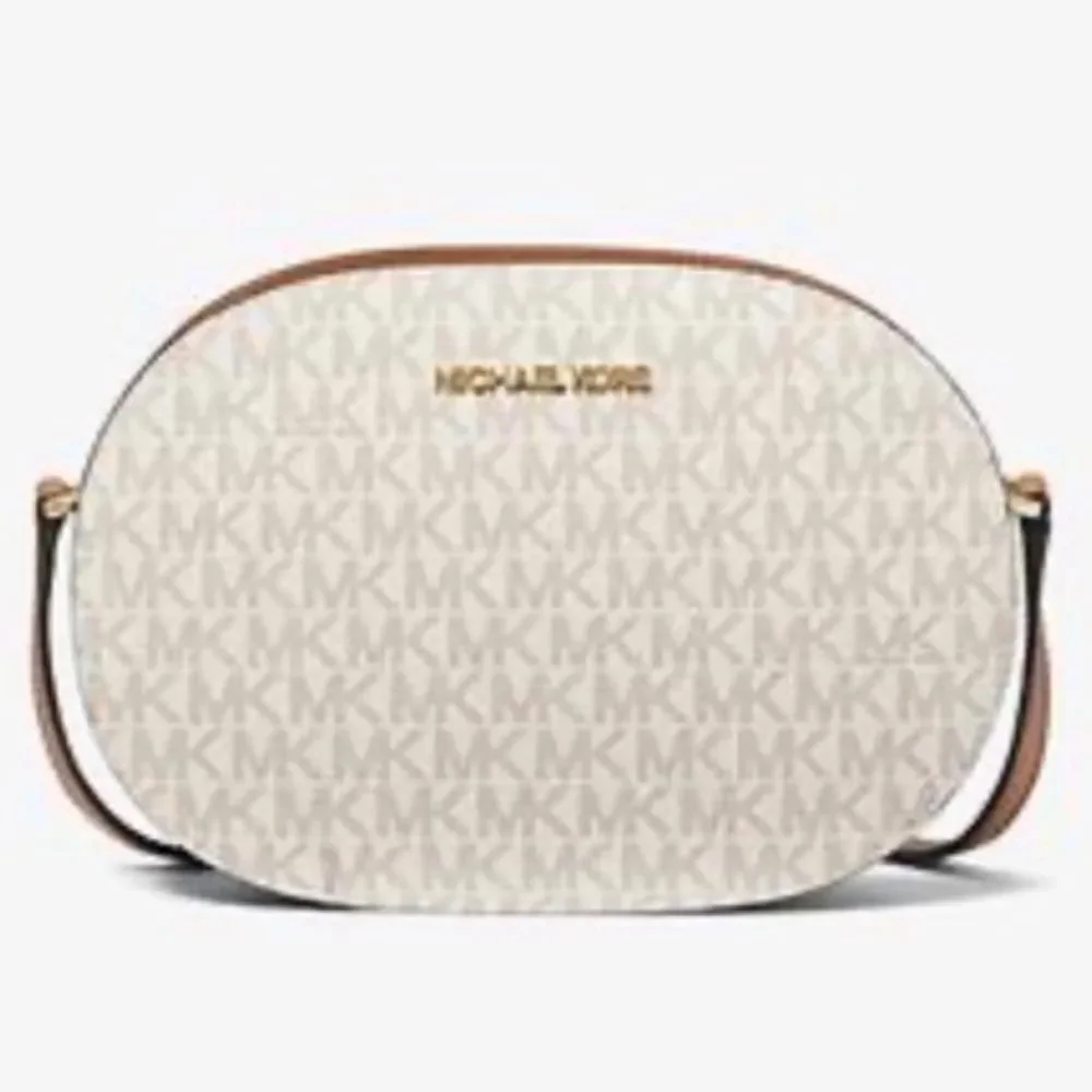 🆕 Michael Kors “Vanilla “ Jet Set Medium Signature Logo Crossbody